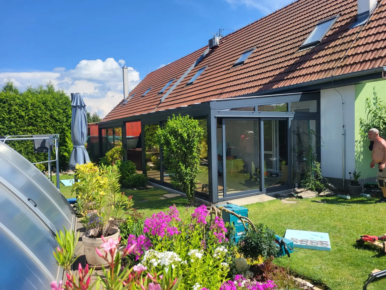 Zimní zahrada (wellness) ALU AMBITION